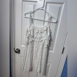 White Dress With Silver Stars